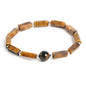 Fashionable Bead Bracelet, Retro Charm, Cubic Beads with Round Accents