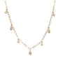 Serpent Design Zirconia Pendant Necklace