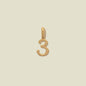 18K Gold Plated Number DIY Necklace