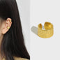 925 Sterling Silver Ear Cuff, Minimalist Cold Style, Elegant No-Piercing Ear Clip