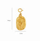 Detachable 14K Gold-Plated Adjustable Pendant with Heart Charm