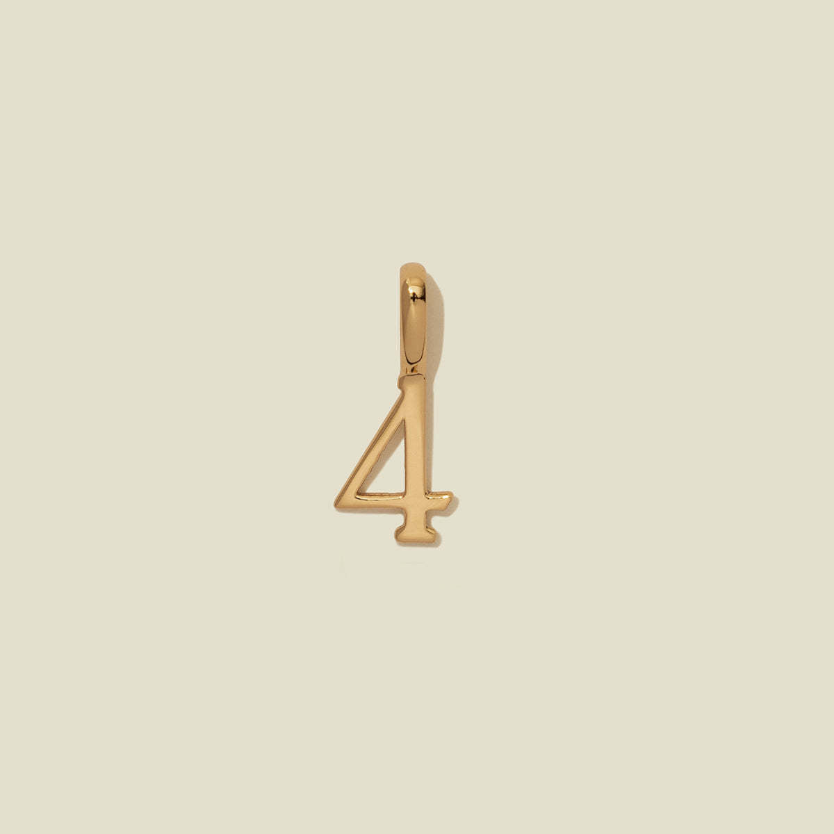 18K Gold Plated Number DIY Necklace