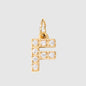 Personalized Zirconia Number and Letter Pendant Necklace