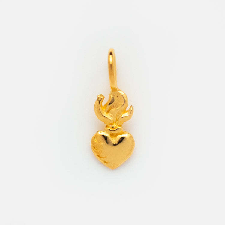 Gold-Toned Assorted Charm Pendant Necklace