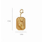 Detachable 14K Gold-Plated Adjustable Pendant with Heart Charm