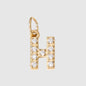 Personalized Zirconia Number and Letter Pendant Necklace
