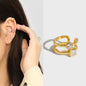 925 Sterling Silver Ear Cuff, Minimalist Cold Style, Elegant No-Piercing Ear Clip