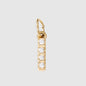 Personalized Zirconia Number and Letter Pendant Necklace