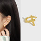 925 Sterling Silver Ear Cuff, Minimalist Cold Style, Elegant No-Piercing Ear Clip