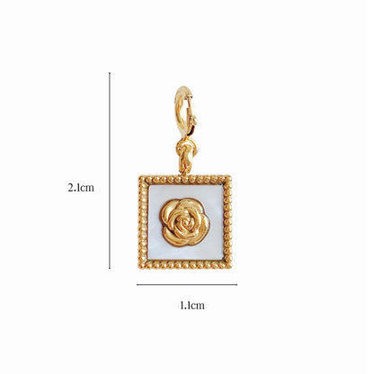Detachable 14K Gold-Plated Adjustable Pendant with Heart Charm