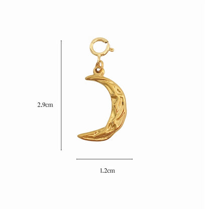 Detachable 14K Gold-Plated Adjustable Pendant with Heart Charm