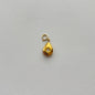 Natural Mother-of-Pearl Love Heart Titanium Steel Pendant with 14K Gold-Plated Clasp