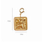 Detachable 14K Gold-Plated Adjustable Pendant with Heart Charm