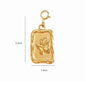 Detachable 14K Gold-Plated Adjustable Pendant with Heart Charm