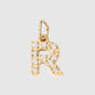 Personalized Zirconia Number and Letter Pendant Necklace