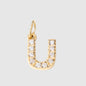 Personalized Zirconia Number and Letter Pendant Necklace