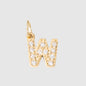 Personalized Zirconia Number and Letter Pendant Necklace