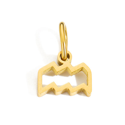 Zodiac Constellation Stainless Steel Pendant