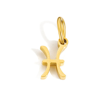 Zodiac Constellation Stainless Steel Pendant