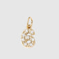 Personalized Zirconia Number and Letter Pendant Necklace