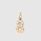 Personalized Zirconia Number and Letter Pendant Necklace