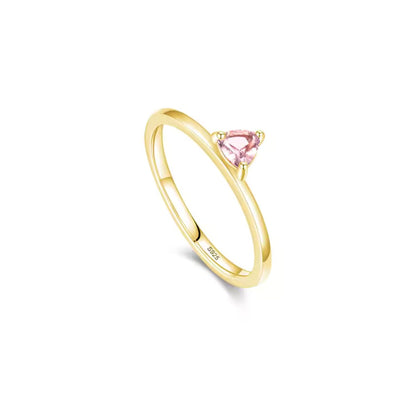 S925 Sterling Silver Ring with Australian Opal and Morganite, A Trendy Minimalist and Luxurious Design for Women