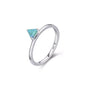 S925 Sterling Silver Ring with Australian Opal and Morganite, A Trendy Minimalist and Luxurious Design for Women