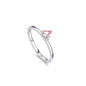 S925 Sterling Silver Ring with Australian Opal and Morganite, A Trendy Minimalist and Luxurious Design for Women