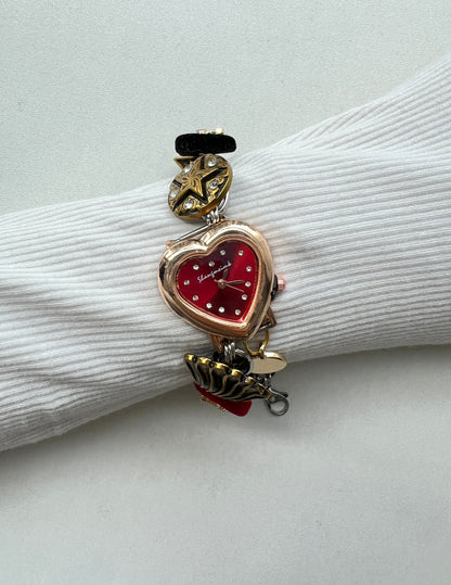 Vintage Multi-Charm Watch Bracelet