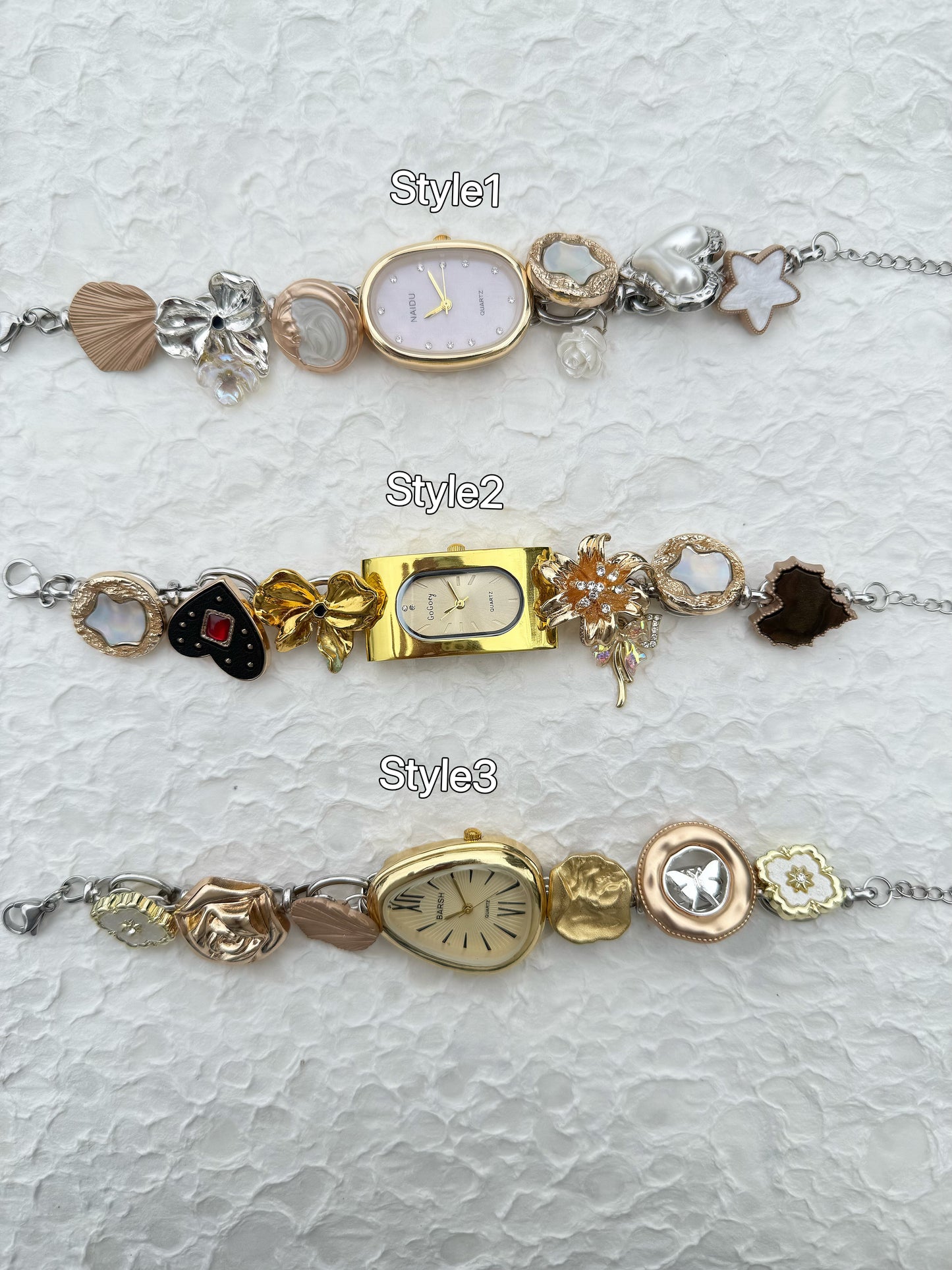 Vintage gold woman wrist watch