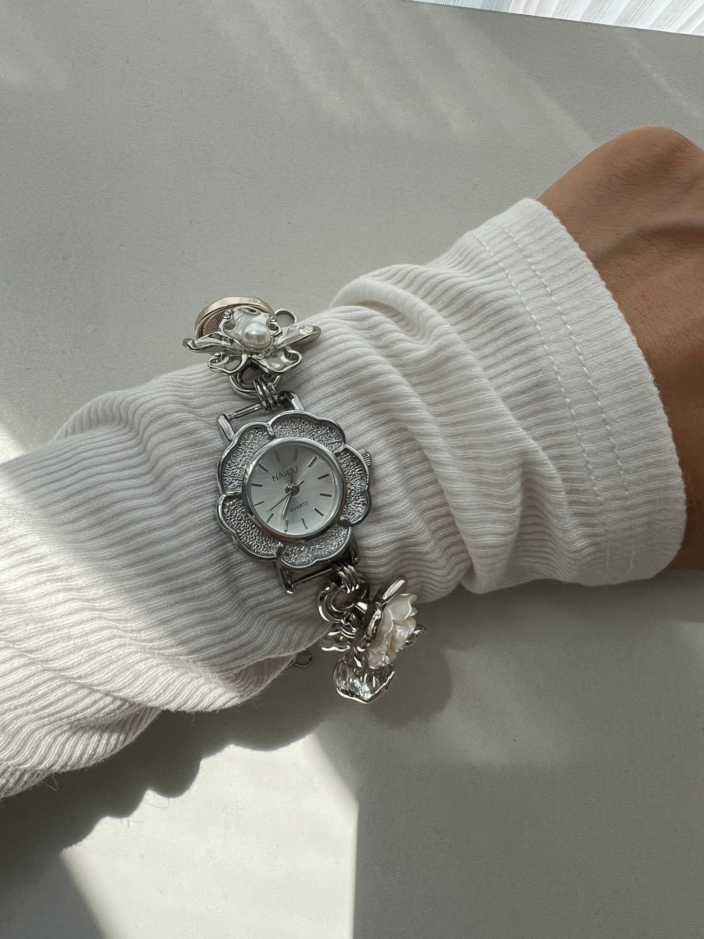 Vintage Multi-Charm Watch Bracelet