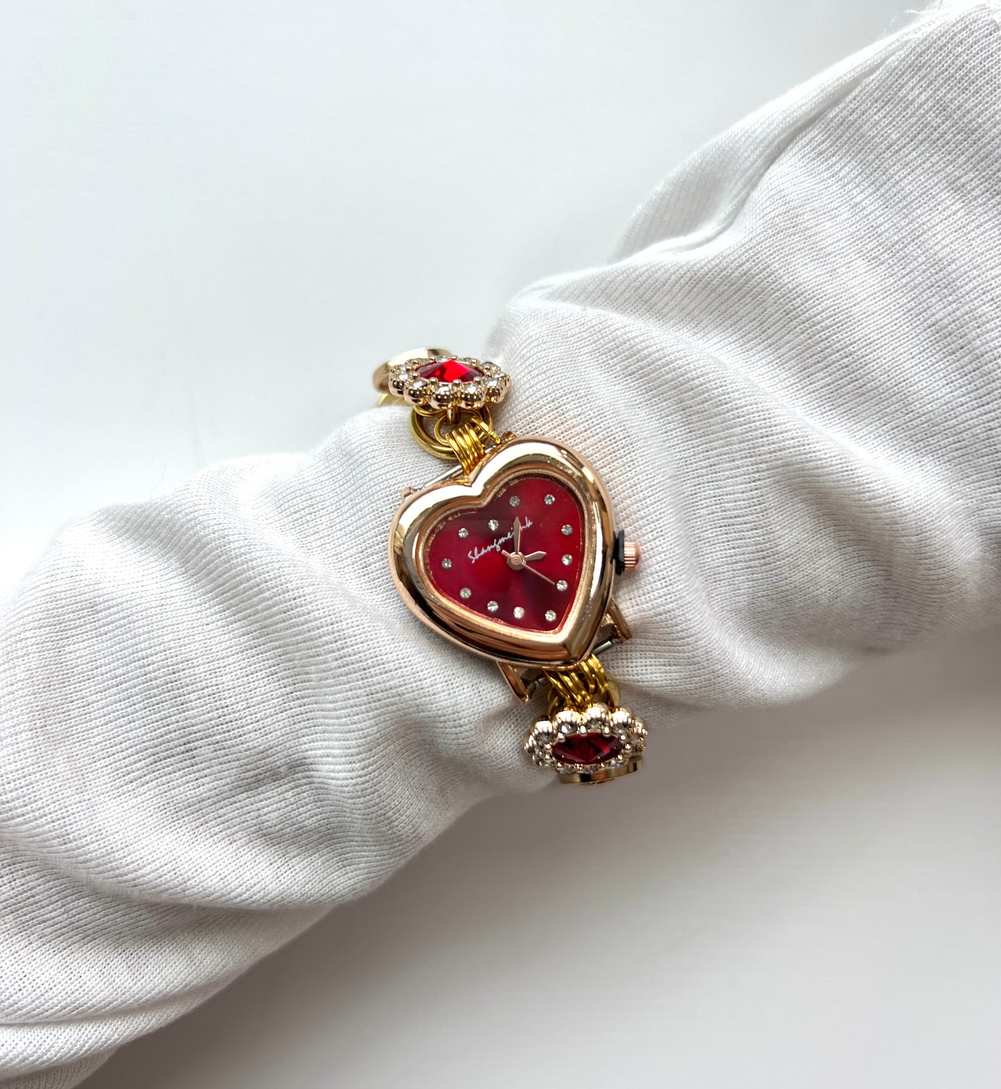 Vintage Button Beads Watch Bracelet