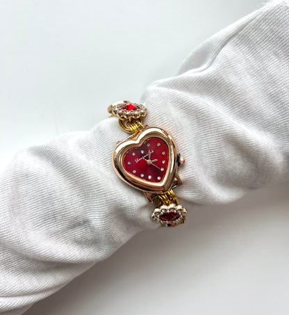 Vintage Button Beads Watch Bracelet