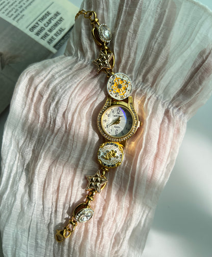 Vintage beads watch bracelet,uniqe watch gift