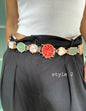Vintage punk watch belt & watch bag chain, two ways of wearing
