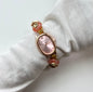 Vintage Button Beads Watch Bracelet