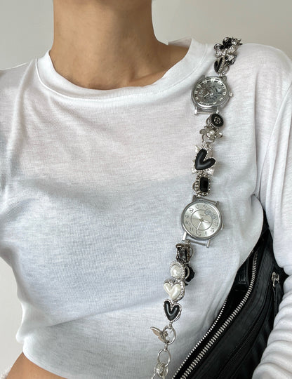 Punk watch belt colletion,two ways of wearing, watch belt& watch strap