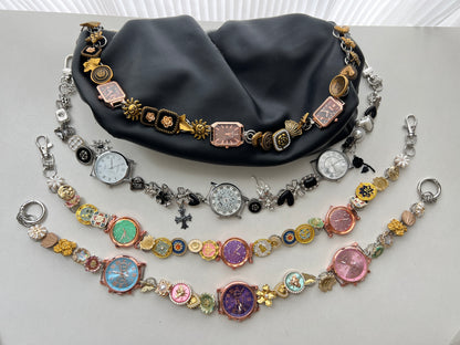 Punk watch belt colletion,two ways of wearing, watch belt& watch strap