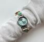 Vintage Button Beads Watch Bracelet