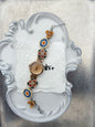 Vintage ocean theme woman wrist watch