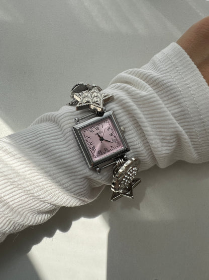 Vintage Multi-Charm Watch Bracelet