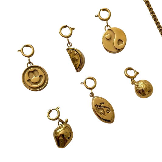 Fruit and Iconic Charm Pendant Necklace