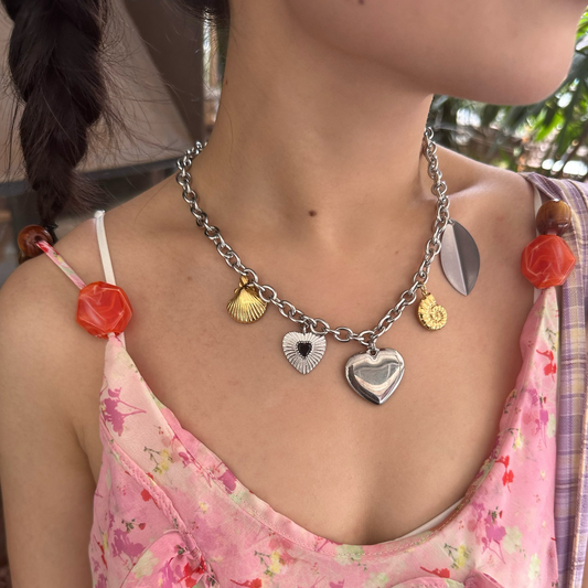 Bag Shape Pendant Necklace Y2K Style Choker Outfit Jewelry Accessories Necklaces for Women Girls